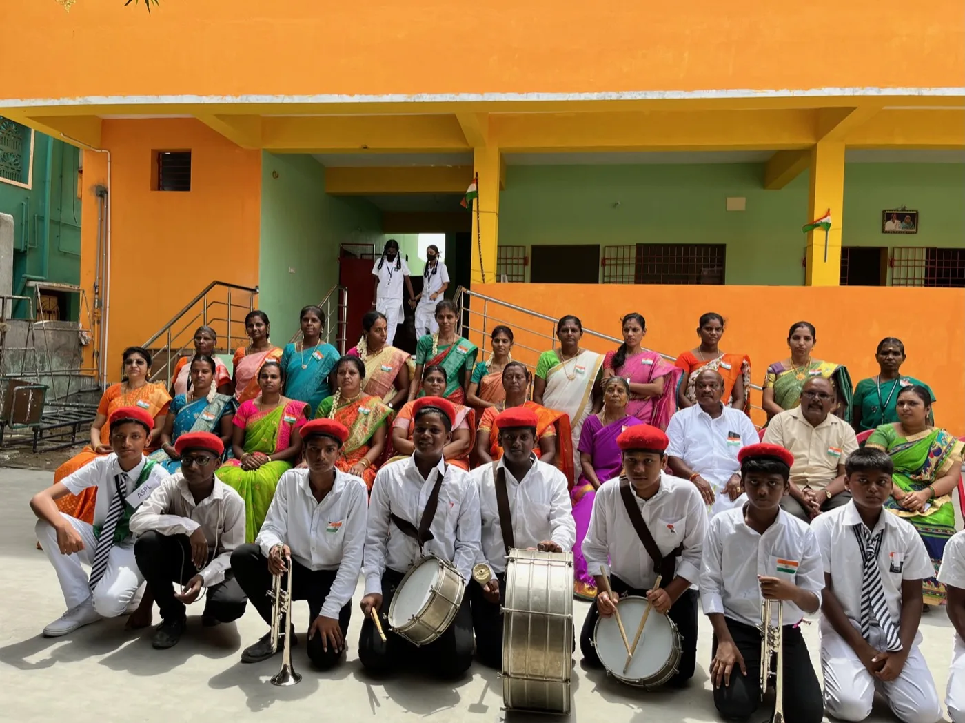 Students and staff during a Greenvalley school event